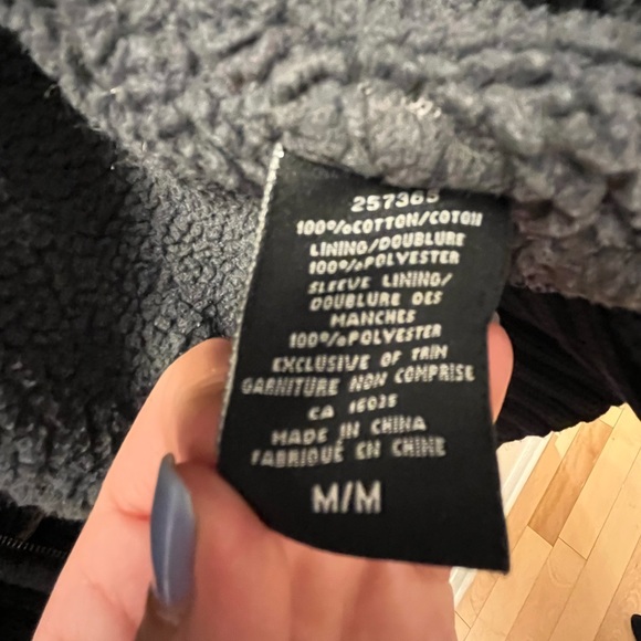 Black Zip Sweater Super Warm - Picture 6 of 6